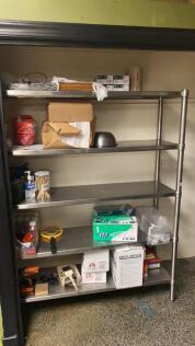 Stainless Steel Shelving Unit