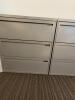 3 Filing cabinets - 2