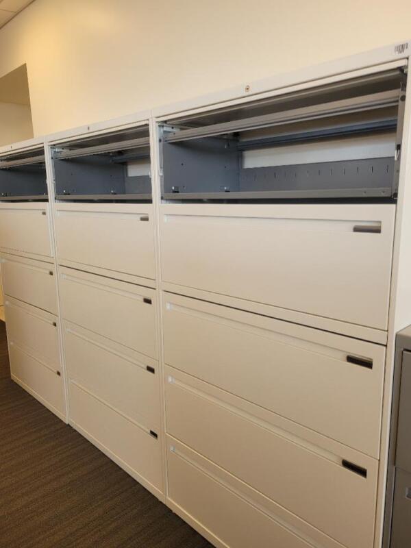 3 Filing  cabinets