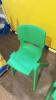 10 Green Stacking Children's Chairs - 2