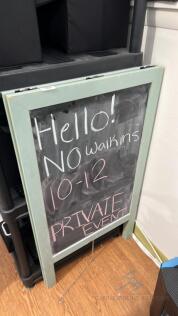 Double Sided A Frame Chalk Board Sign