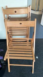 3 Folding Chairs