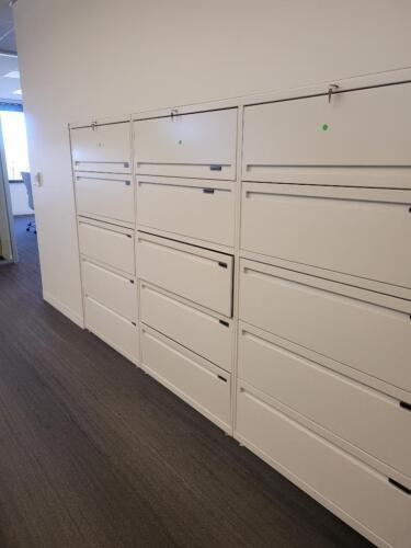 3 Filing cabinets