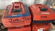 5 Assorted Hilti Chargers