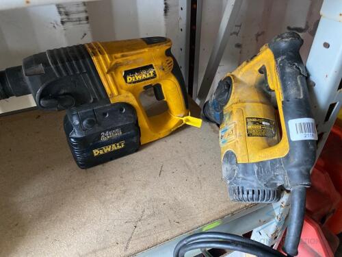 2 DeWalt Rotary Hammer Drills