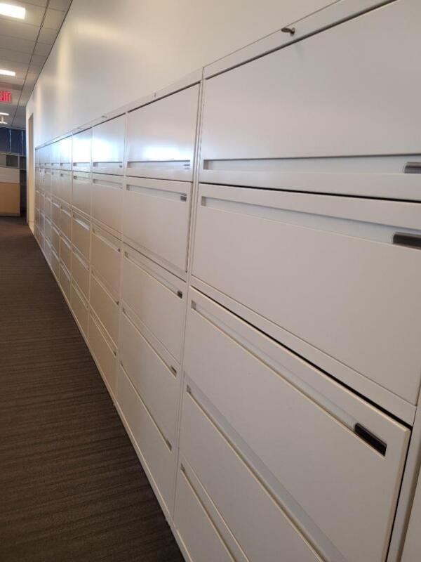 8 Filing cabinets