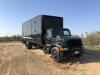 2001, International 4700 DT466E 24’ box truck with lift gate - 2