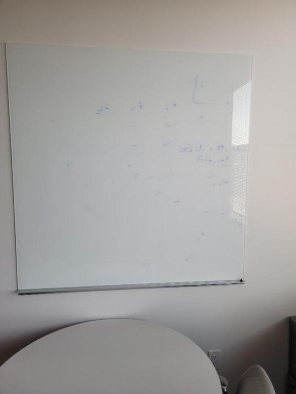 Frameless Glass White Board