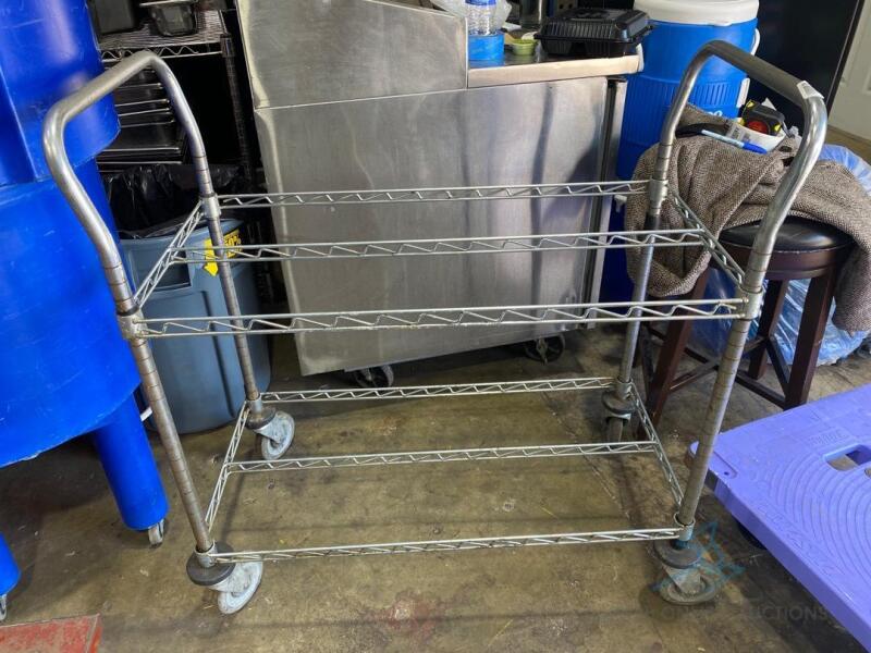 Wheeled Metal Cart