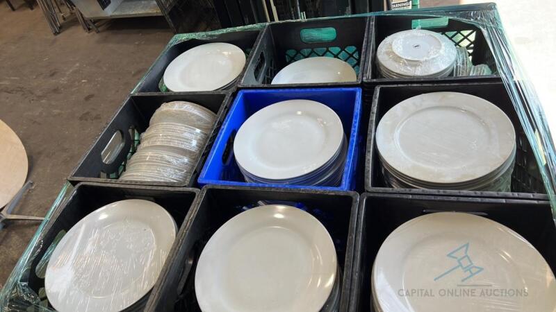 36 Crates of Assorted China