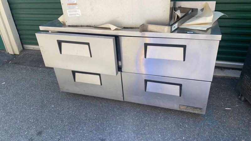 True 4 Door Refrigerated Cabinet