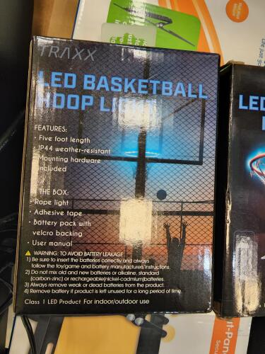 SET OF LED BASKETBALL HOOP LIGHTS (BRAND NEW)