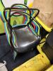 (4) DESIGNER MODHOLIC COLORFUL NESTING MODERN CHAIRS WITH ENTANGLED BACKS