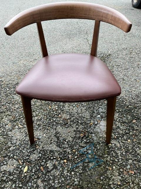 5 Brown Cushion Chairs