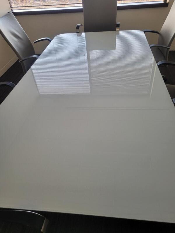 Glass Boardroom table