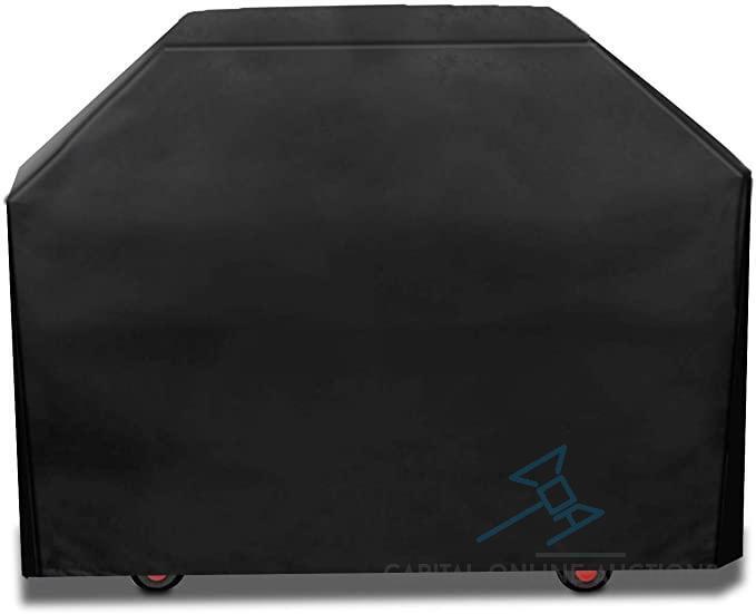 (10) Black Grill Covers 58x24x46 Inch (Brand New In Box)