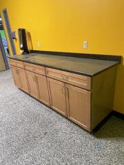 Stone top cabinet