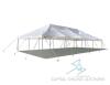 Brand New 20 ft x 40 ft Economy Pole Canopy Tent with Sidewalls, White - 11