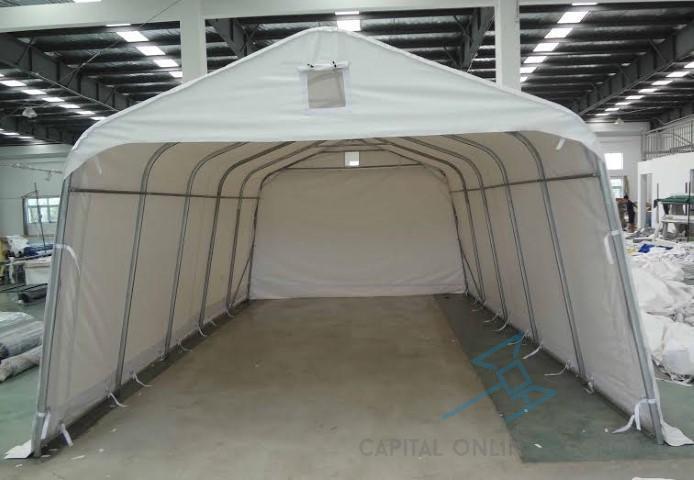 Brand New 12 x 28 Storage Frame Tent with Top and Sidewalls