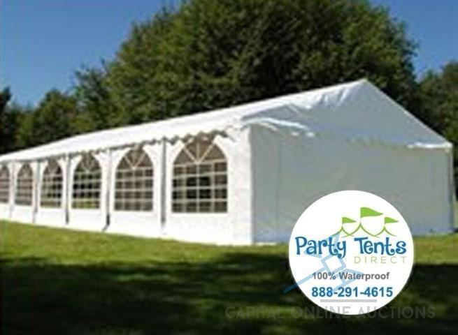 Brand New 20 x 40 Frame Tent with Top and Sidewalls