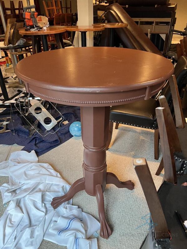 6 New Round 30" High Top Tables