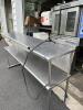 Stainless Steel Shelf with Ticket Rail and New Food Warmer - 4