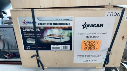 Omcan USA Display Case, Hot Food, Countertop (New/Floor Model)