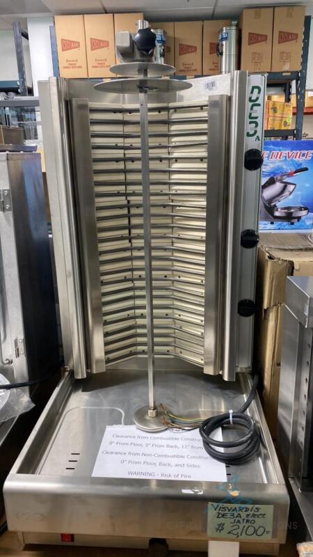 Eurodib USA Vertical Broiler (Gyro), Electric (New/Floor Model)