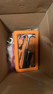 5 boxes of Tools, Party Supplies and More