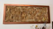 2 Wine cork framed display