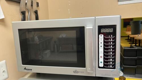 Commercial microwave oven