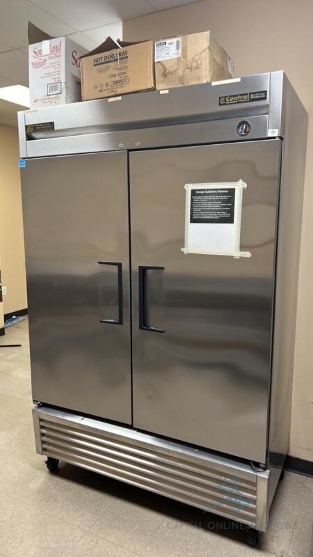 True 2 door reach in stand up Freezer