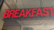 Breakfast Sign