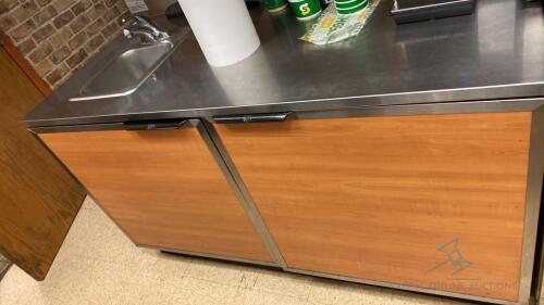 Duke Cabinet with Stainless Steel Counter and Sink