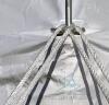 (5) Brand New 20 ft x 30 ft Economy Pole Canopy Tent with Sidewalls, White - 9