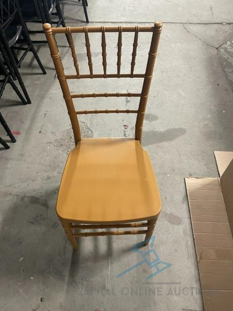 (90) New Gold Chiavari Ballroom Chair