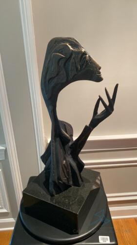 Jean-Claude Gaugi, "Sagesse" Bronze Sculpture