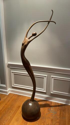 Ruth Bloch, "Dancer" Bronze Sculpture