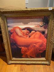 Framed Print, Sleeper in Repose