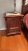2 Stanley Nightstands with Marble Inlays - 3