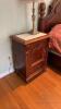 2 Stanley Nightstands with Marble Inlays - 4