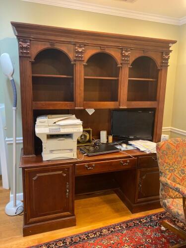 Desk with Matching Bookshelf