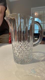 Cristal D'Arques-Durand Iced Tea pitcher & 12 glasses