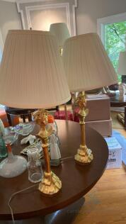 Lot of Gold Lamps