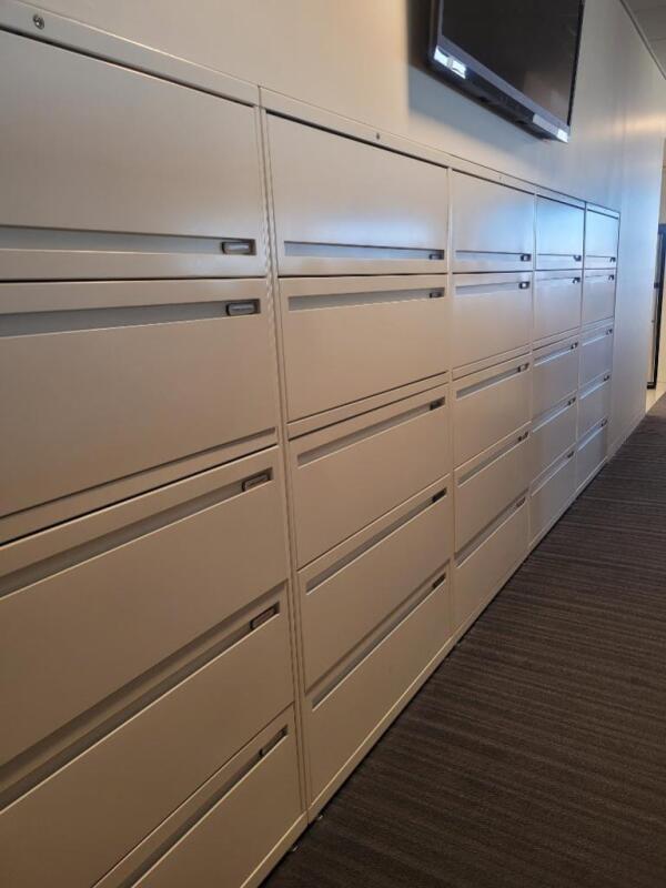 5 Filing Cabinets