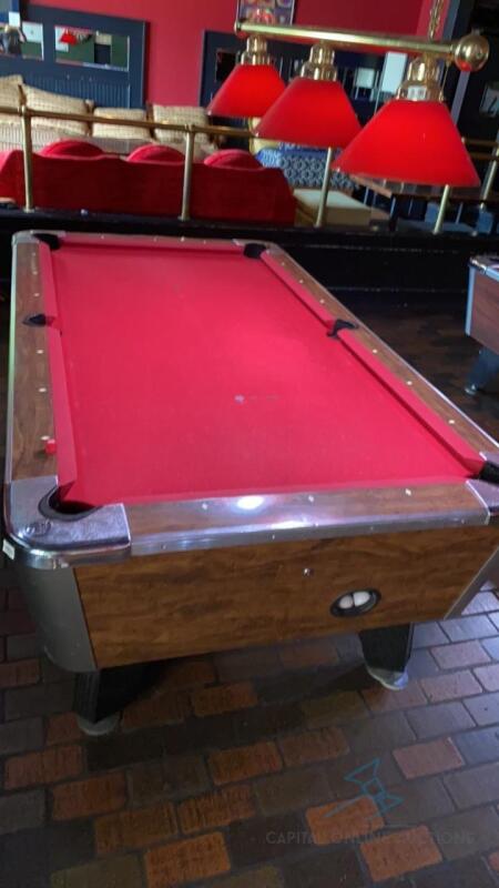 7' Valley Coin Op Pool Table Pool Table