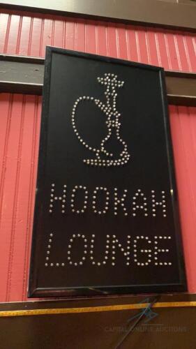 Light Up Hookah Sign