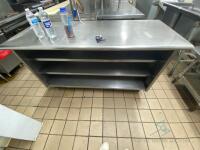 Stainless Steel Table with Undershelves