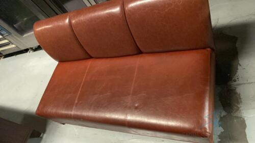 Brown Leather Sofa