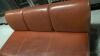 Brown Leather Sofa - 3